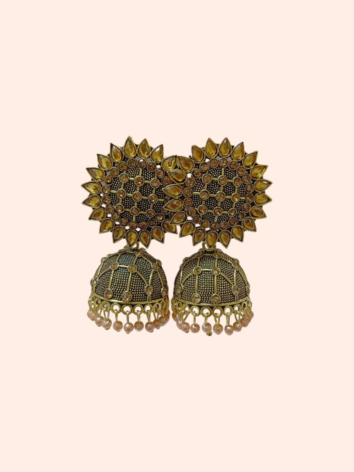 Antique Gold Jhumka
