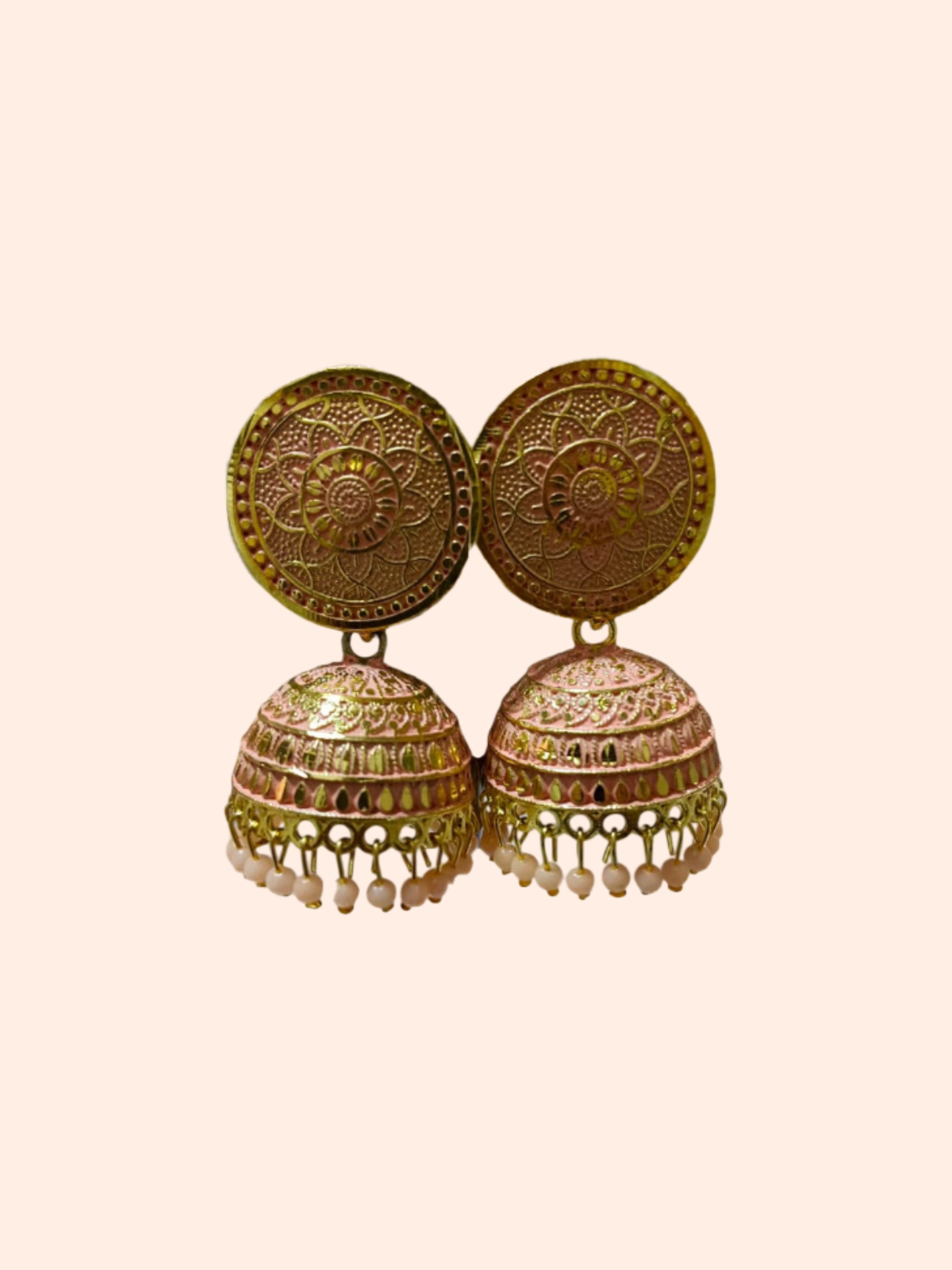 Rose Gold Jhumka
