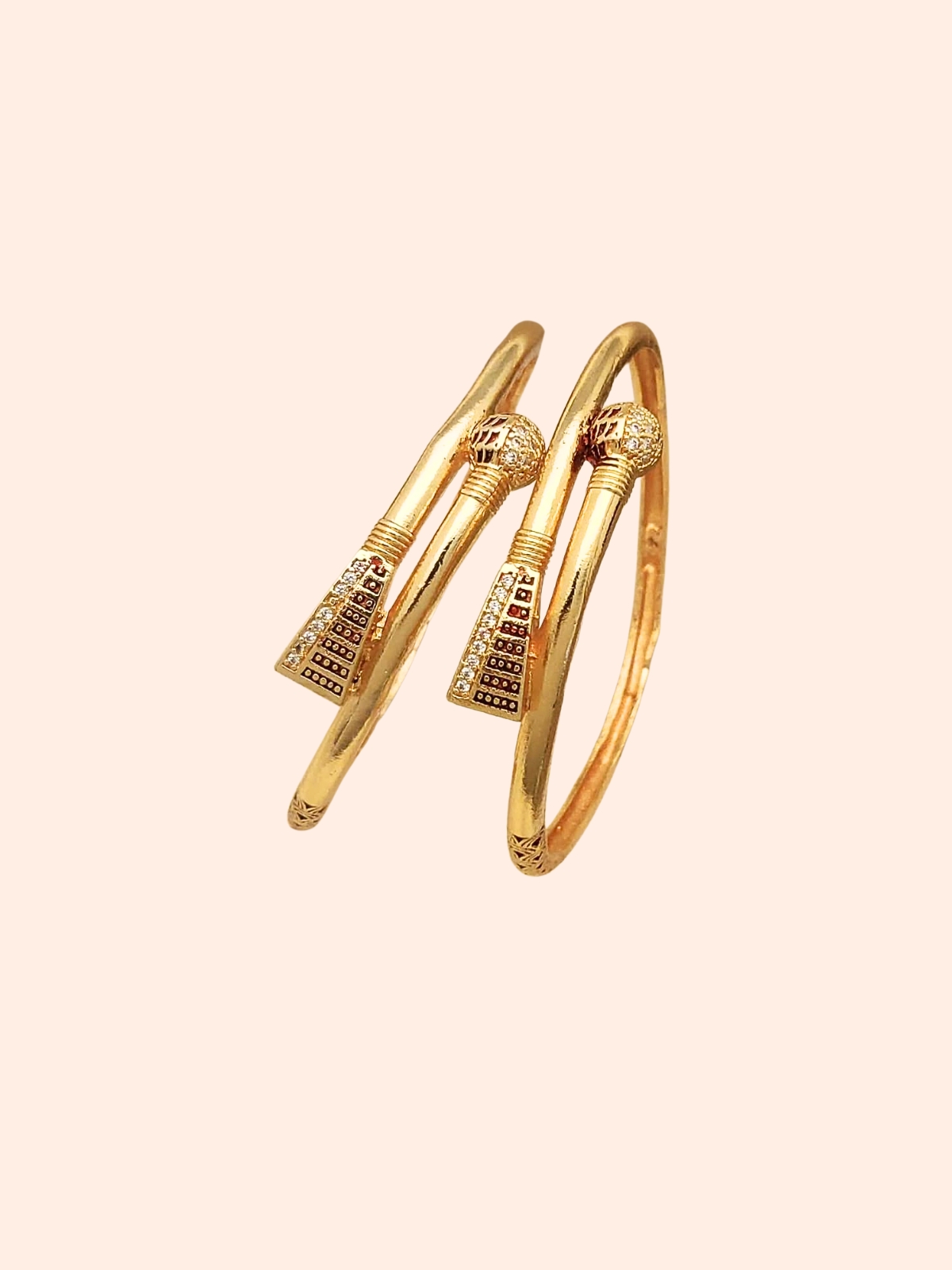 Classic Twin Leaf Kada