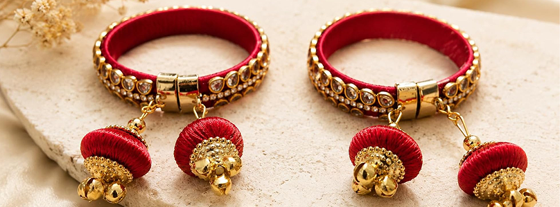 Stone & Kundan Bangles